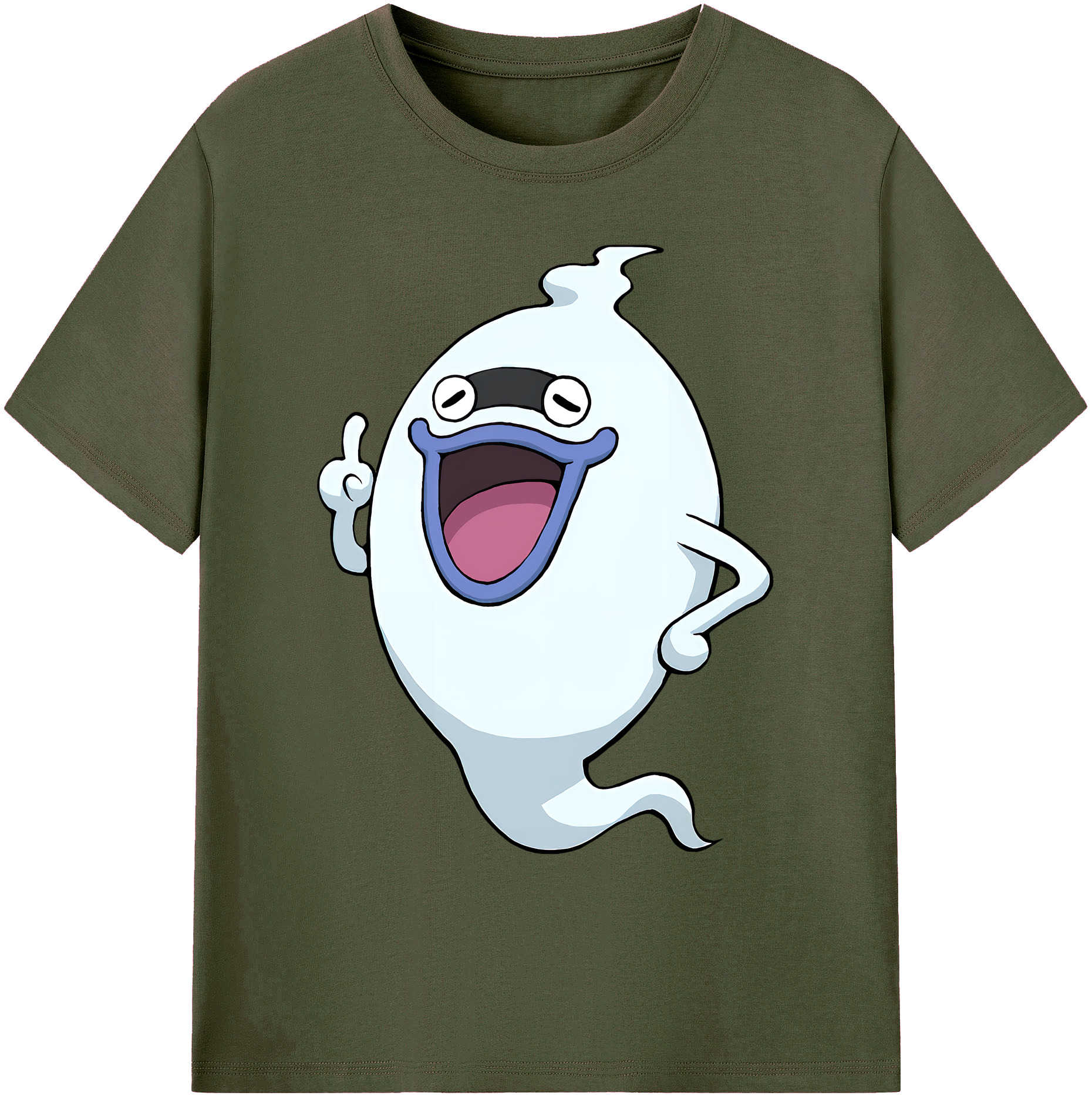 （画像用） 妖怪ウォッチ Yo-kai Watch 綿100％ メンズ半袖Tシャツ｜肌触りやわらか＆通気性